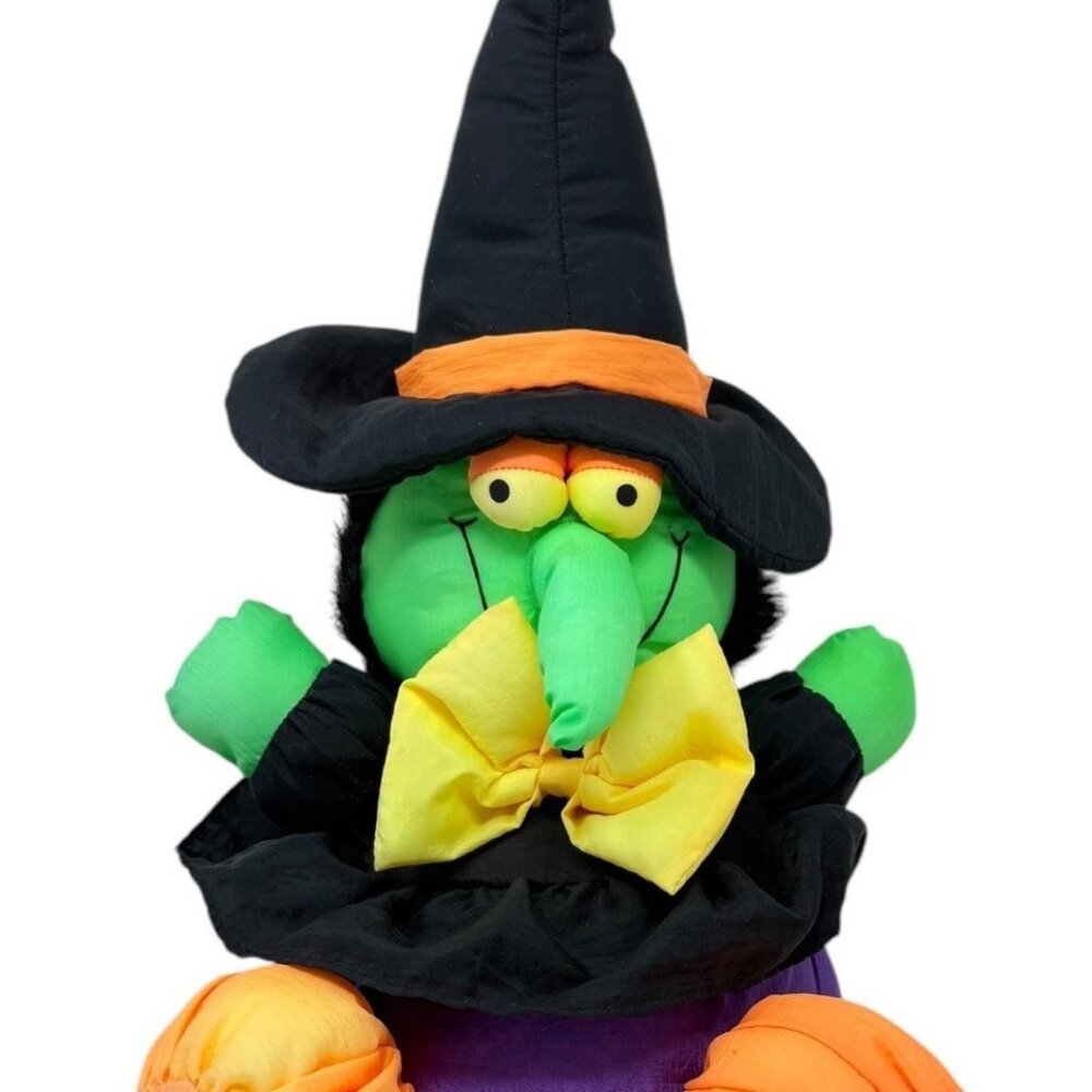 Tb Trading Co Snaggle Tooth Nylon Witch Halloween Stuffed Toy Plush 15 in